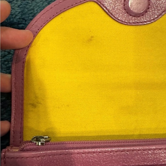 HOBO | Women’s Pink Long Leather Wallet - Picture 4 of 15